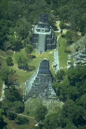 Temples at Tikal, Guatemala